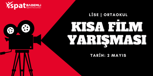 Okul kısa film yarışması afişi