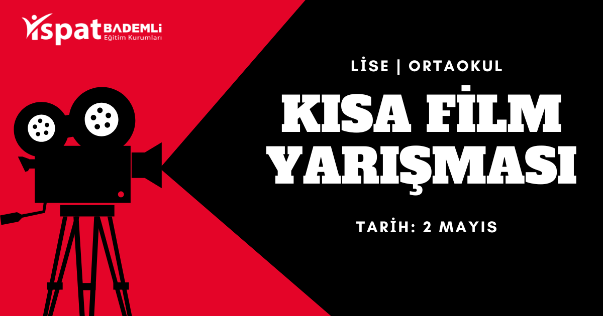 Okul kısa film yarışması afişi